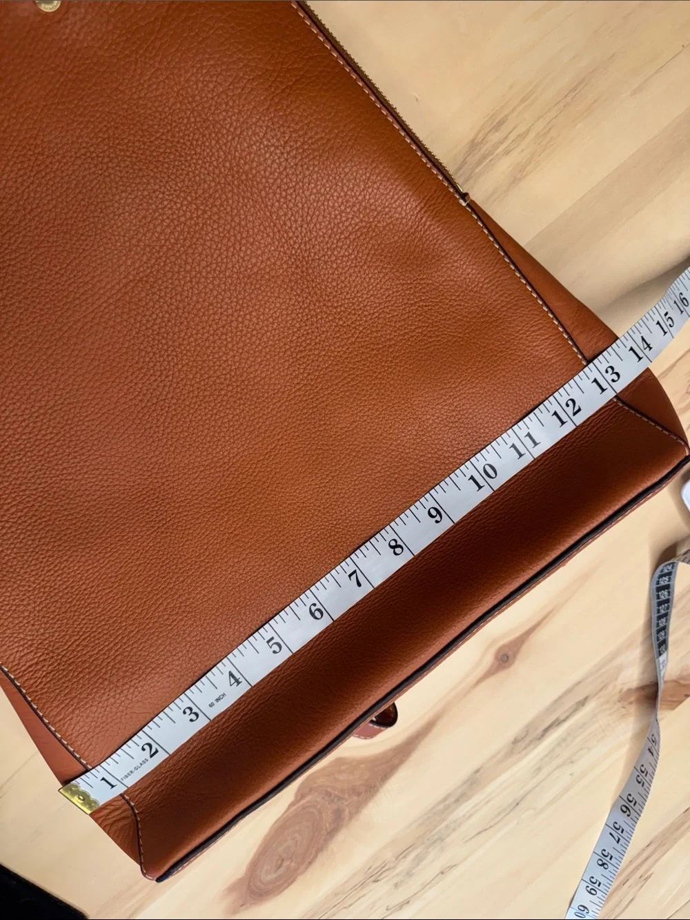 John Lewis pebbled grain leather, the zipped backpack